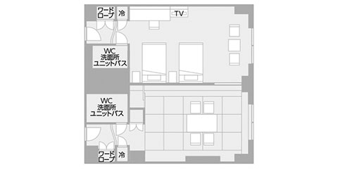 房间布局图|那须高原美爵温泉度假酒店【官方】