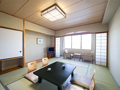 Japanese-style room ocean view
